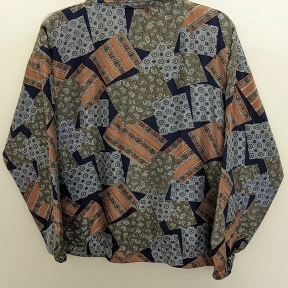 Evr Silk Women's Small Lightweight Vintage Bomber Jacket Full Zip Up Casual Wear